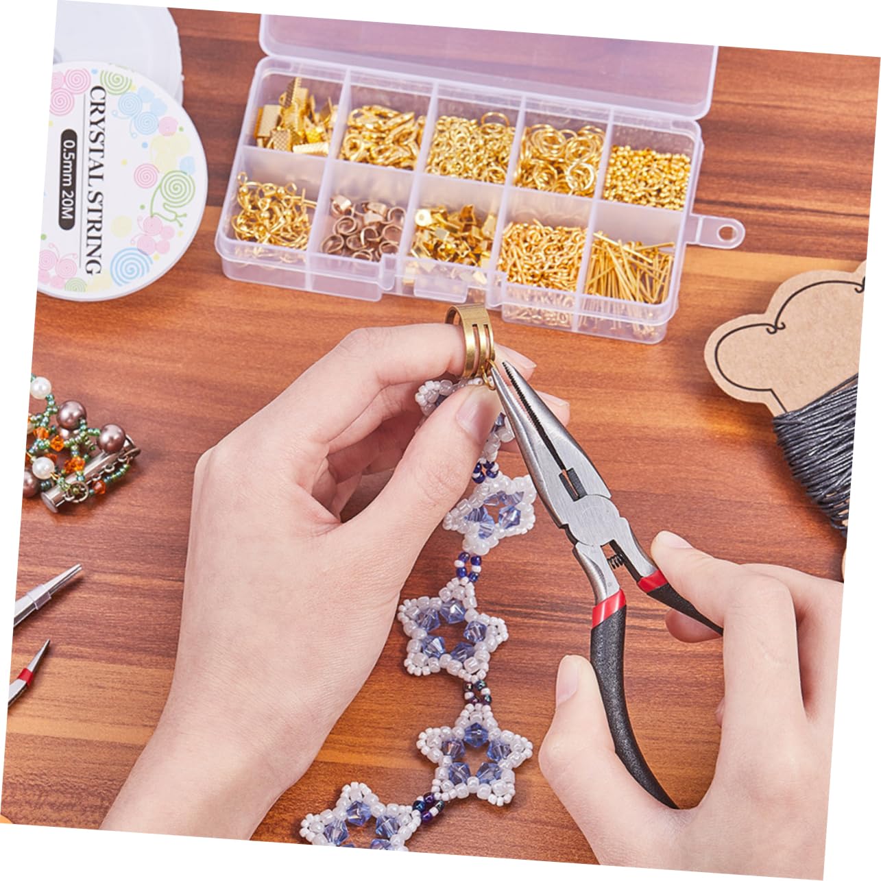 COHEALI 3pezzi Componenti Per Orecchini Fai Da Te Kit Creativo Di Accessori Per Orecchini Materiali Per Creazione Unici Confezione Singola