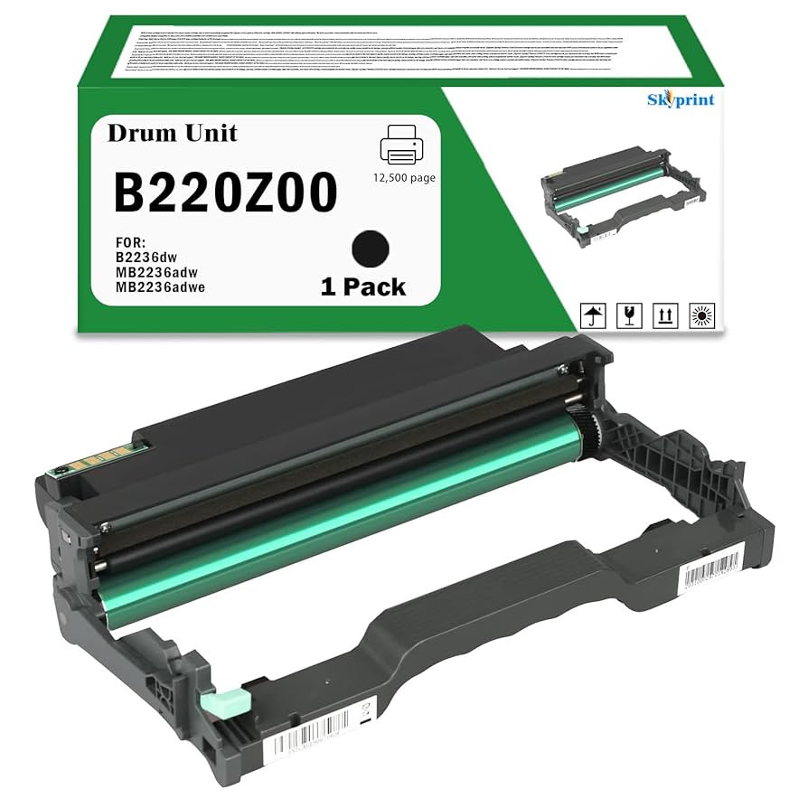 Drum Unit B220Z00 B2236 Imaging Unit Replacement For Lexmark B2236dw MB2236adw MB2236adwe Printer(12,500 Pages Lexmark Mb2236adw