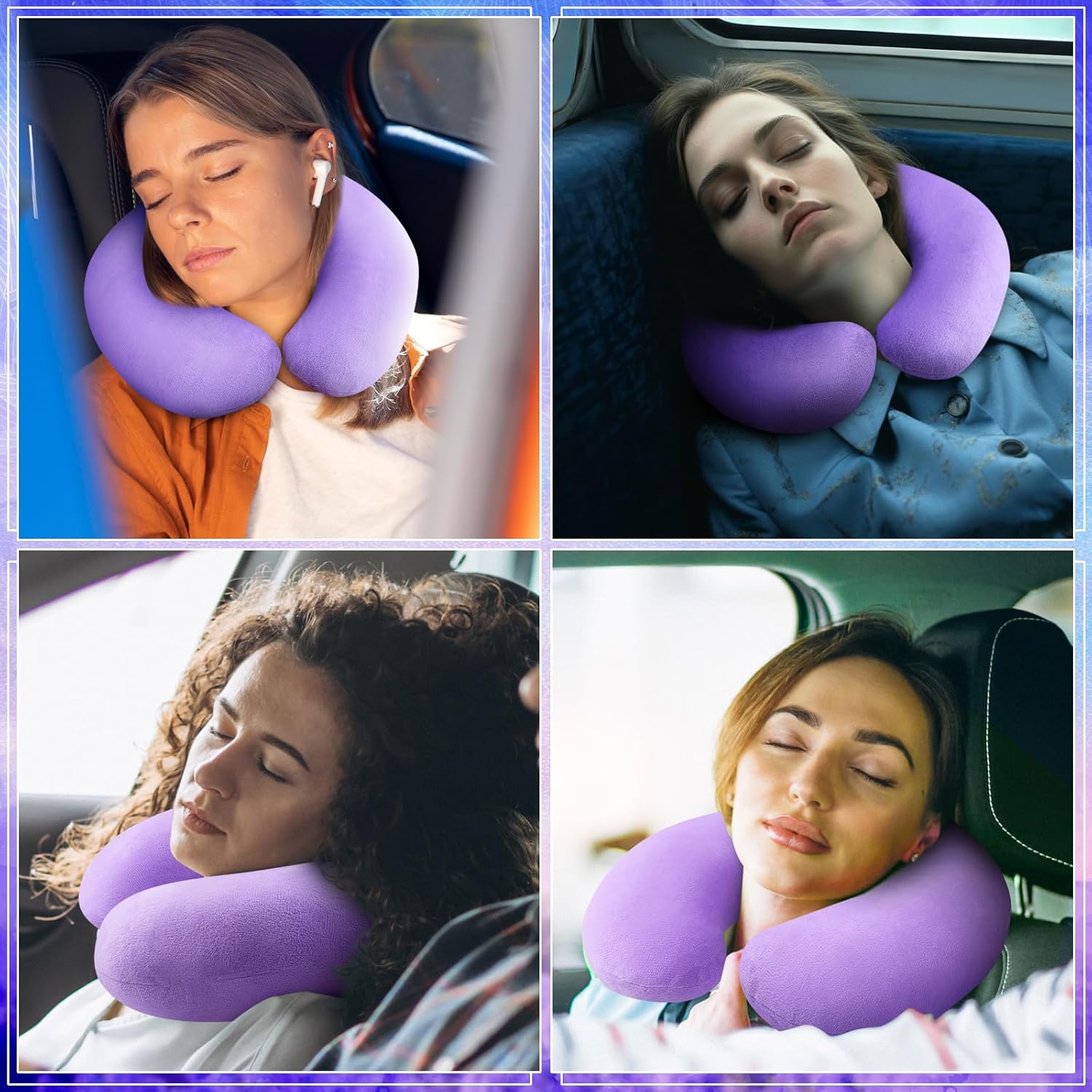 Birthday Gifts for Women -Purple Happy Birthday Gift Basket for Mom, Wife, Girlfriend, Sister, Her, Pillow/Blanket/Tote Bag/Self Care Package Get Well Soon Baskets for Women Birthday Gifts - Image 6