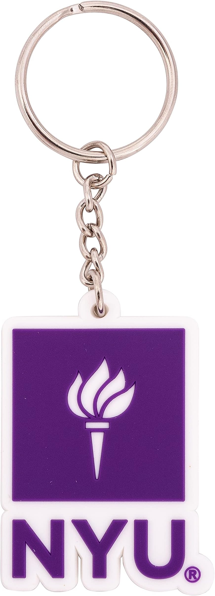 New York University Keychain NYU Violets Car Keys Holder (PVC A)