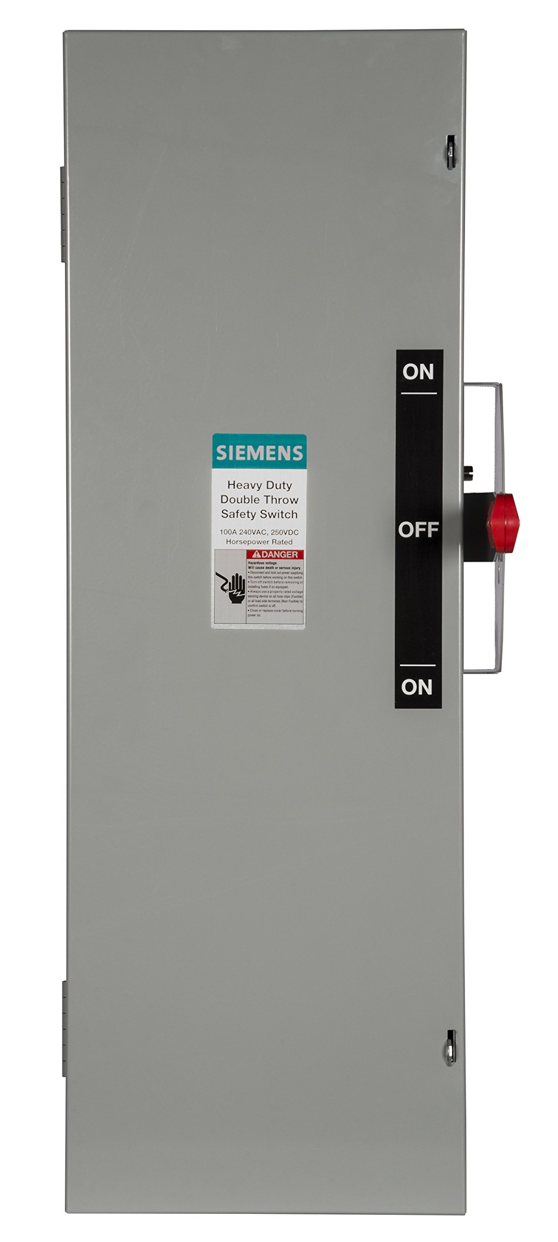 Siemens （シーメンス）　Da Siemens DTF323 100-Amp 3 Pole 240-volt 3 Wire Fused Double