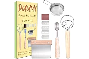 Danish Dough Whisk Set: Essential Tools for Sourdough Mastery