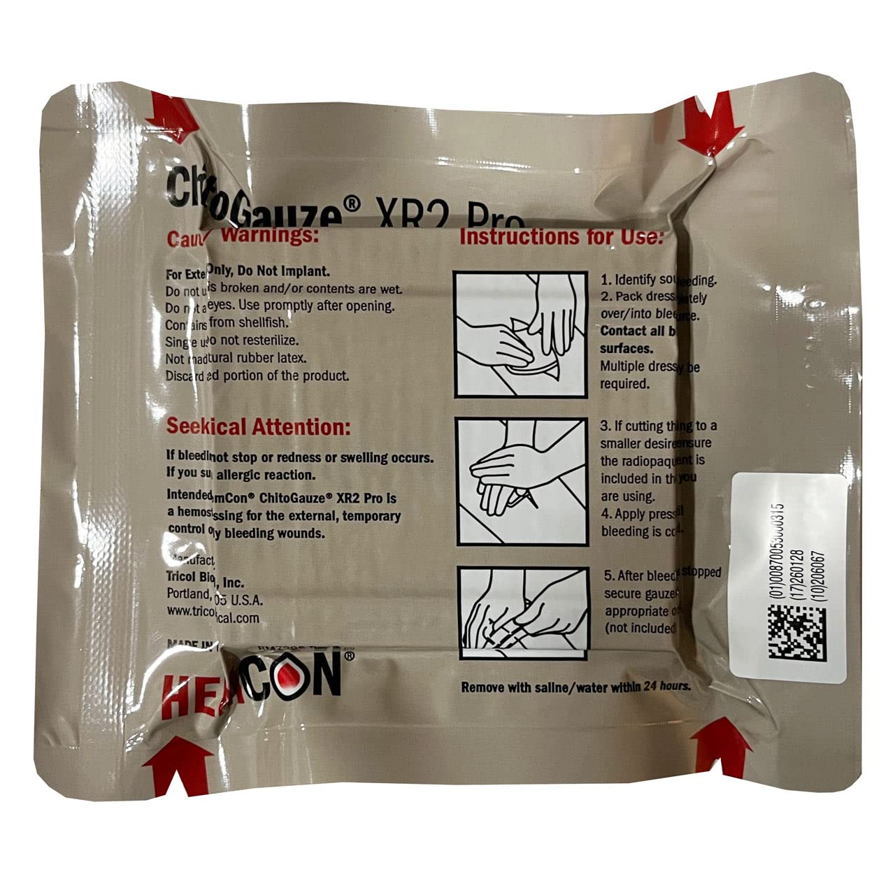 HemCon ChitoGauze XR Pro 30-0049 by chito