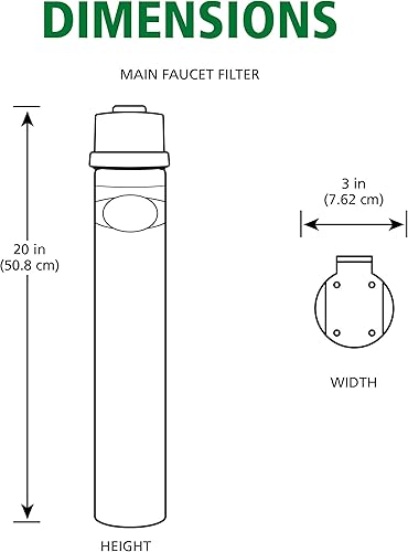 Miniatura 3 de AO Smith Filtro de agua para grifo de fregadero - Sistema avanzado de filtro de agua de conexión directa debajo del fregadero - La filtración