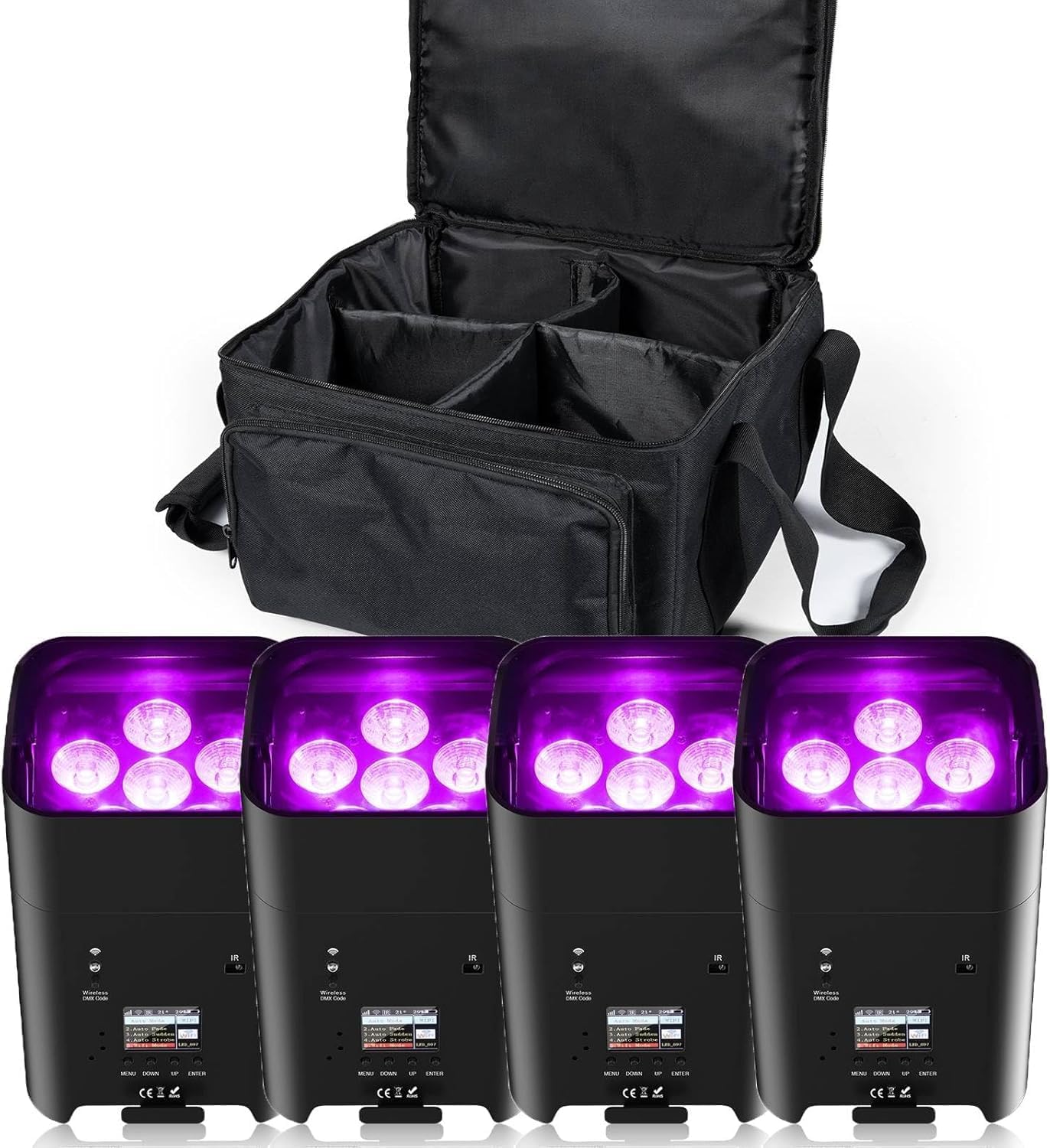 Amazon.co.jp: U`King 70W14 LED防水パーライトステージライト 舞台