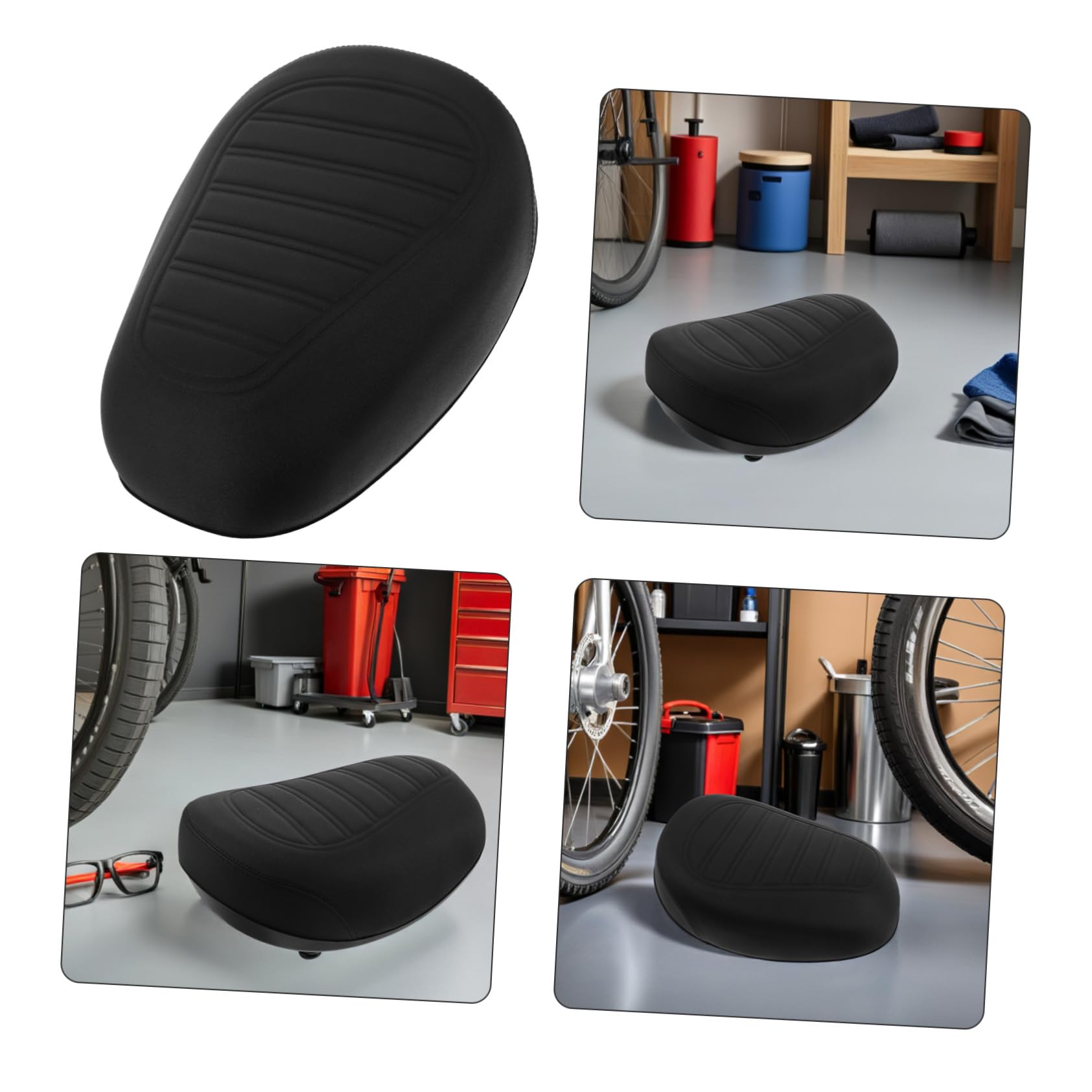 UPKOCH Sella Per Bicicletta e Antiscivolo Cuscino Imbottito Per Comfort Migliorato Compatibile Monopattini Elettrici e Biciclette Tradizionali