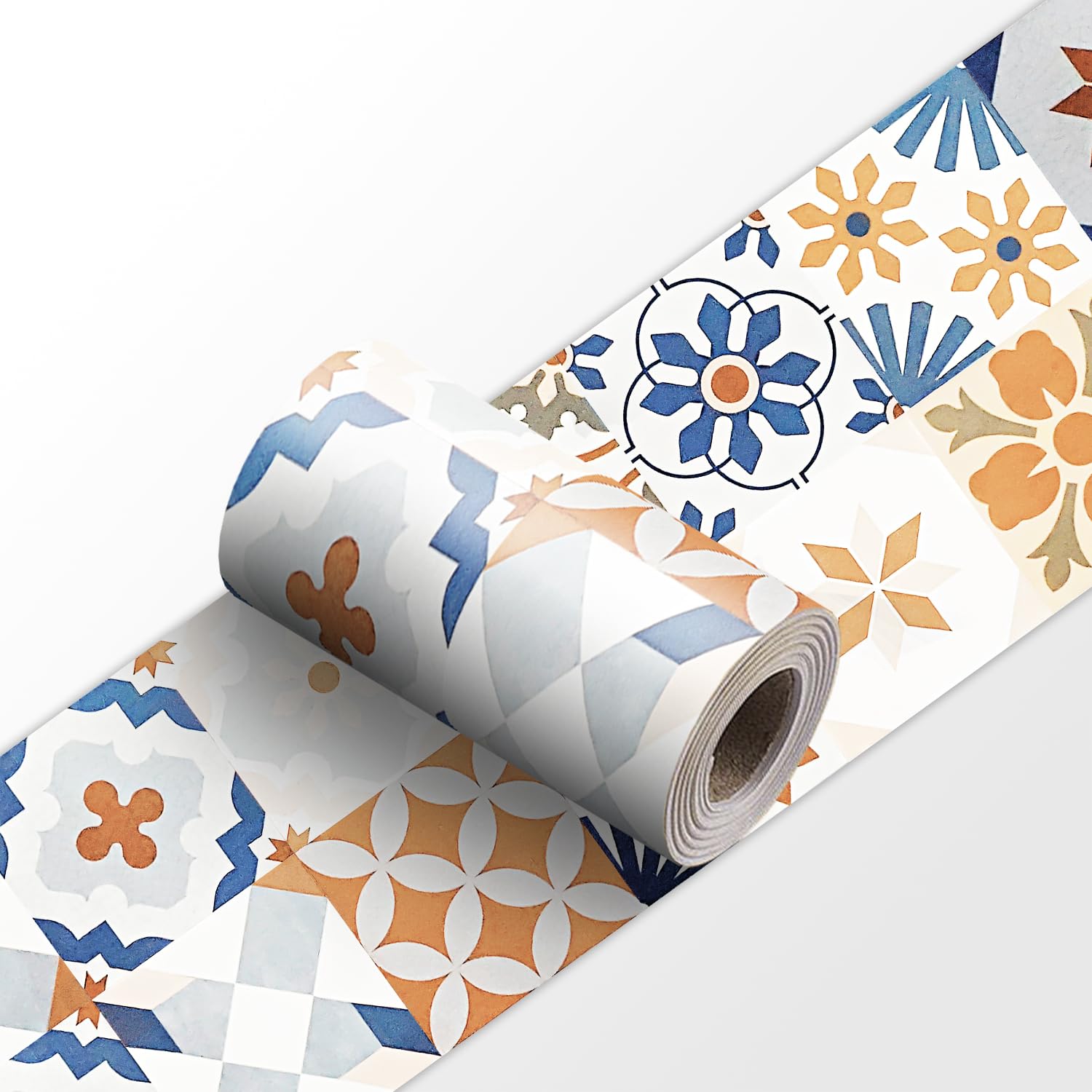 VisitRyl Wallpaper Border Self Adhesive Wall Tiles Decorative, Peel and Stick Wall Border Bathroom Stickers YX-135 10 * 240cm