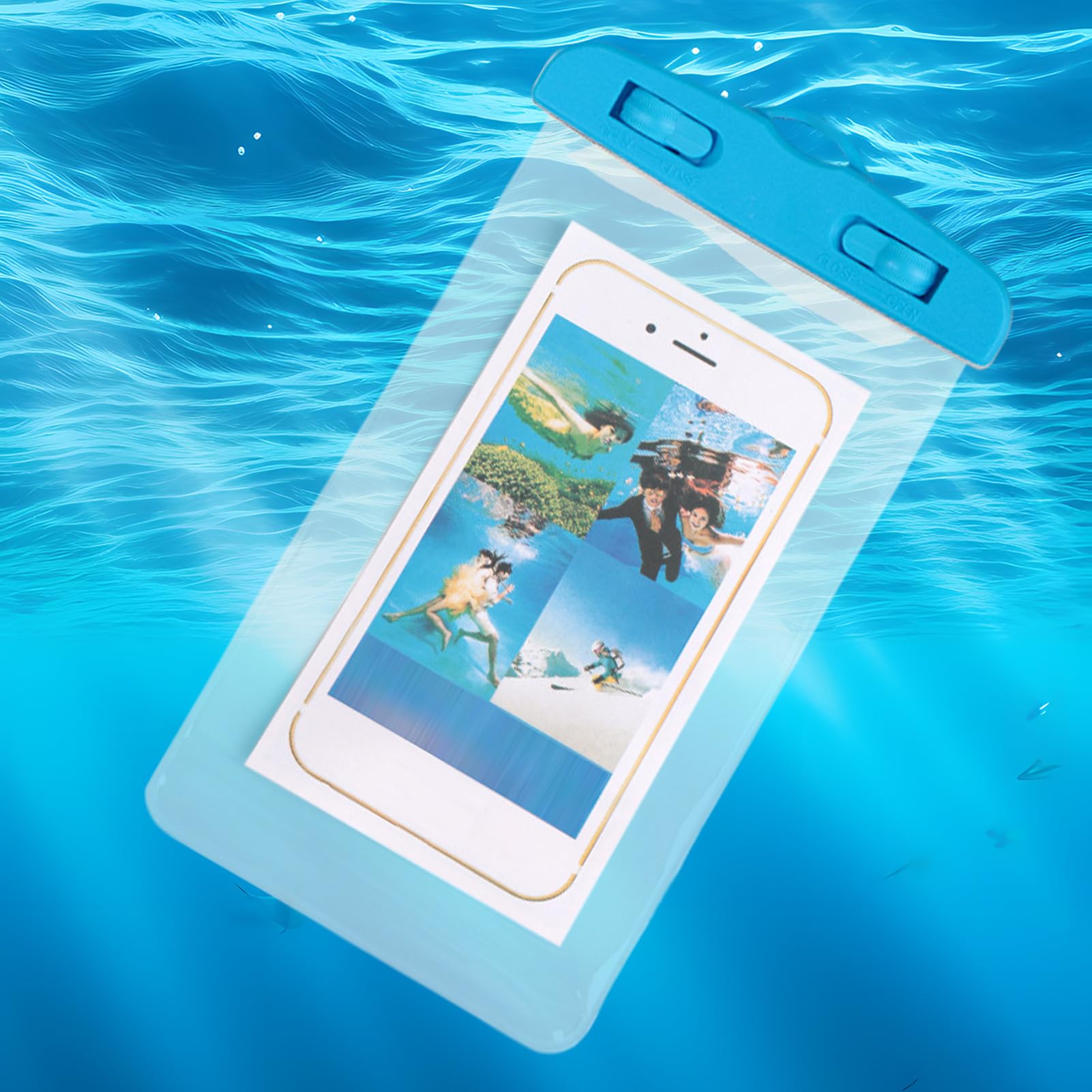 wasserdichte Handy Tasche Transparente Hülle mit Touchscreen Funktion | Praktische Handy Hülle für Essenslieferung Für Schwimmen Radfahren Kajak Kreuzfahrt Urlaub Joggen Camping Tauchen Reisen