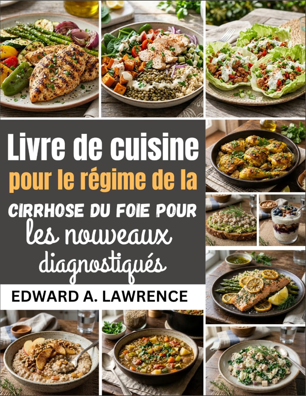 Livre de cuisine pour le régime de la cirrhose du foie pour les nouveaux diagnostiqués