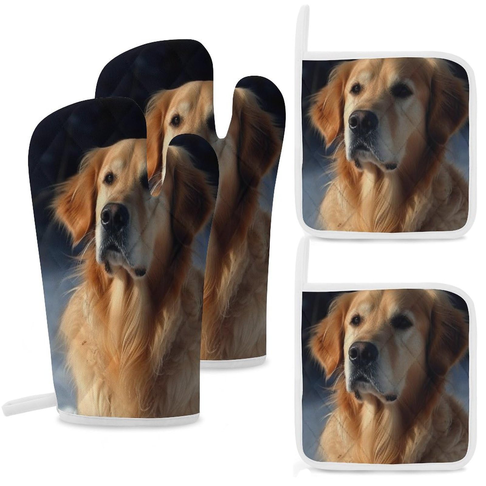 Maniques Golden Retriever étanches fini les plats chauds qui glissent