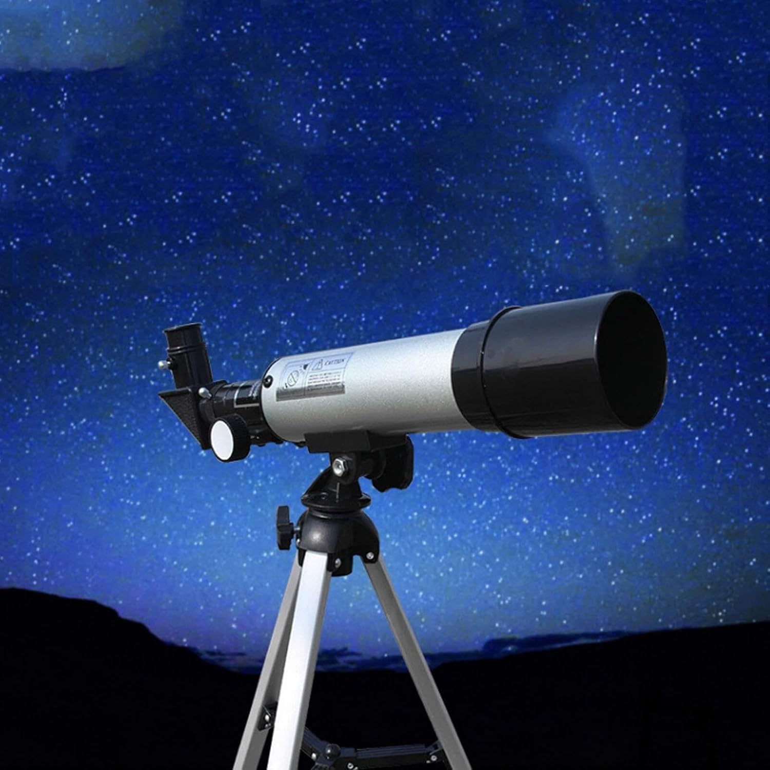 Astronomical Telescope Zoom HD Educational Science Refractor Monocular Space Telescope with Tripod, Spotting Scope