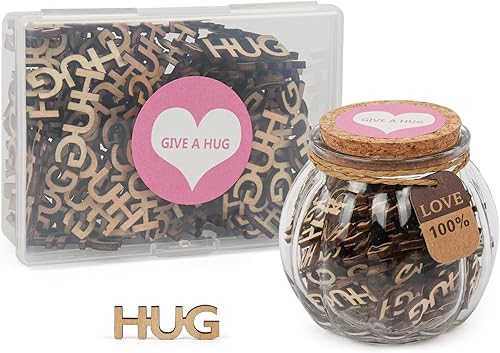 Miniatura 8 de Regala un abrazo en una botella, tarro de abrazos, cumpleaños, día de Acción de Gracias, Navidad, vacaciones, aniversarios, día de San Valentín,