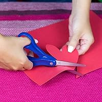 Vista 6 de Hygloss -Armada Precision™ Tijeras de 7 pulgadas - Asas cómodas, cuchillas de acero inoxidable, bolsa de vinilo para almacenamiento seguro - Tijeras