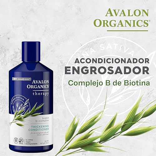 Vista 59 de Avalon Organics Acondicionador de romero, 32 onzas líquidas