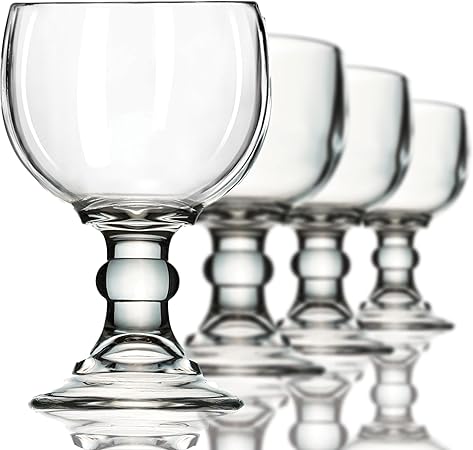 Amehla Schooner Beer Glasses Set - 21-ounce Large Margarita Glass,