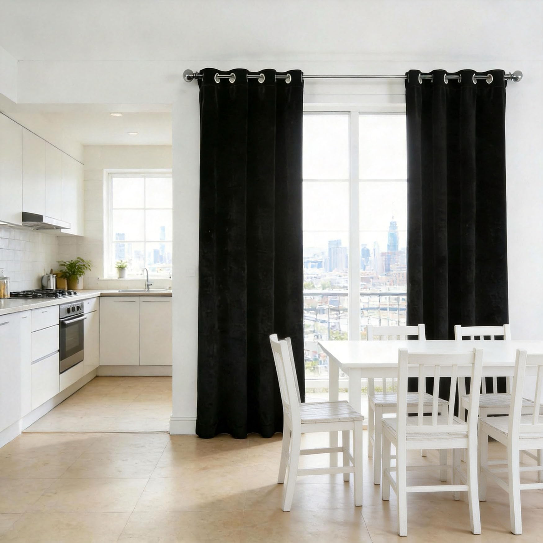 Rideau occultant thermique bloque la lumière et le froid dans votre chambre