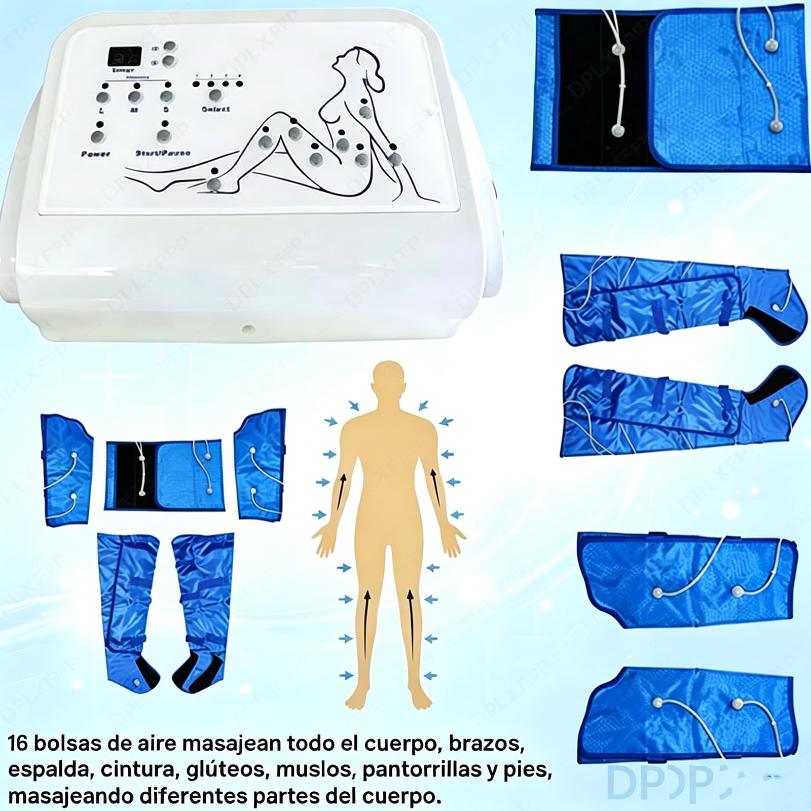 Dispositivo Belleza Adelgazar Y Masaje Drenaje Linfático Cuerpo Completo
