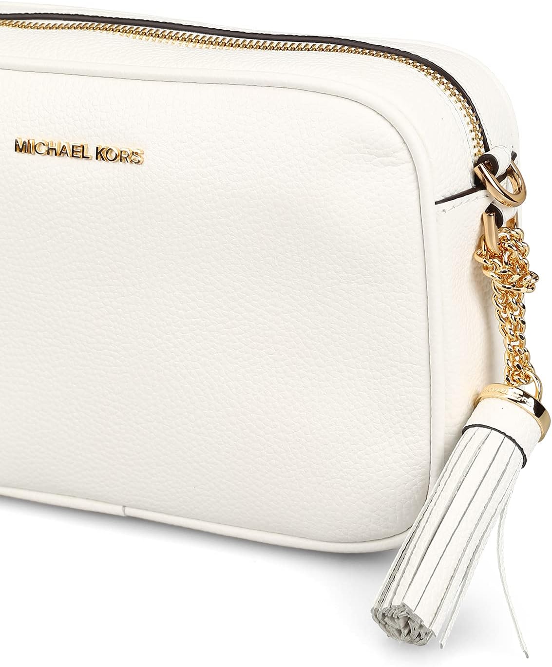 Michael Kors Women's 32F7GGNM8L085 MD Camera Bag, Optic White, Einheitsgröße, Optic White, md