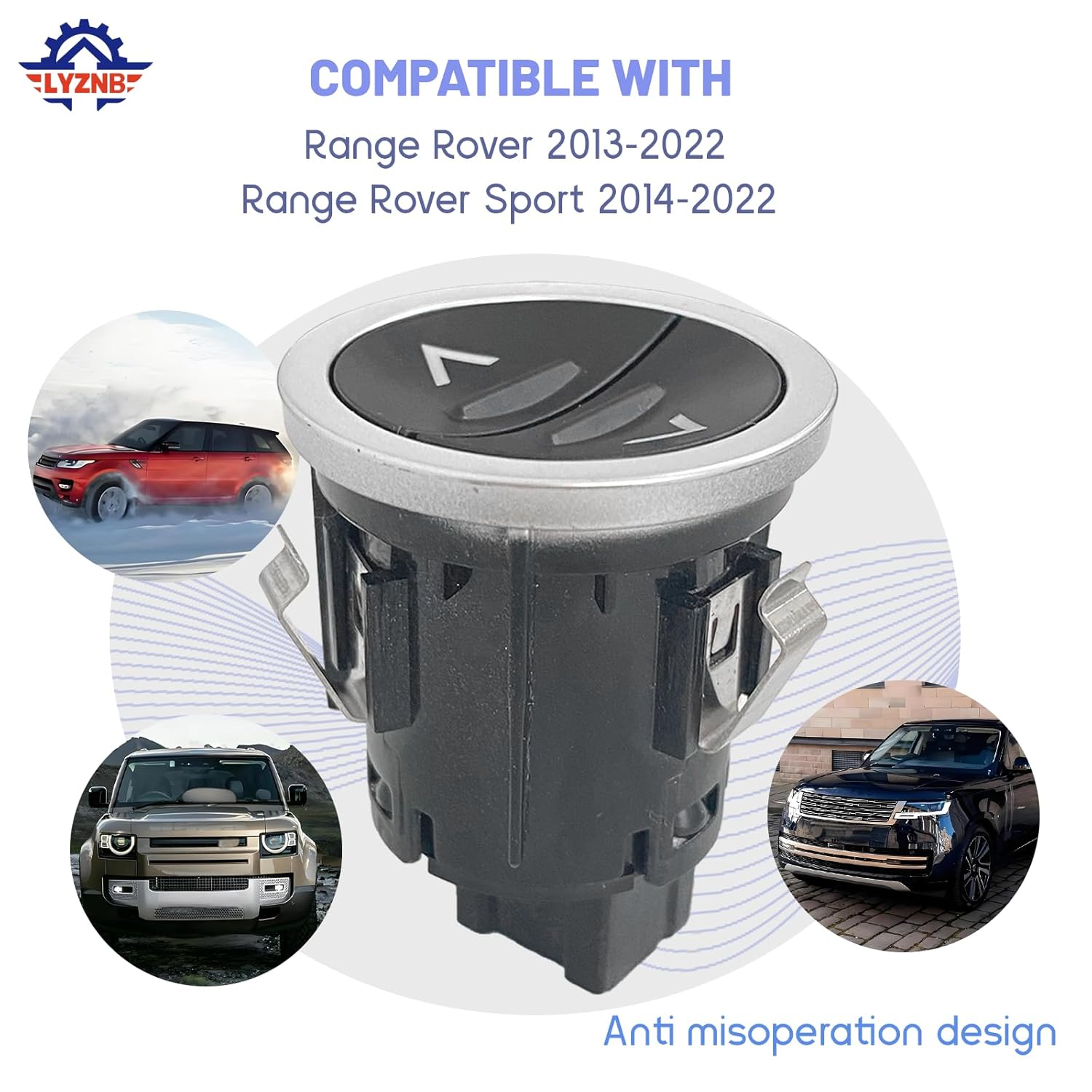 Glove Box Control Switch Fit for Range Rover 2013-2022 Sport 2014-2022 Replacement for LR071936 Selecting A Glove Box Switch