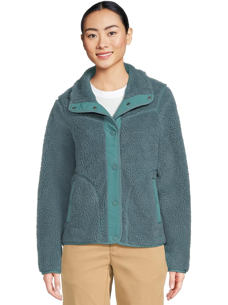 Blue L.L.Bean Bean's Sherpa Fleece Jacket