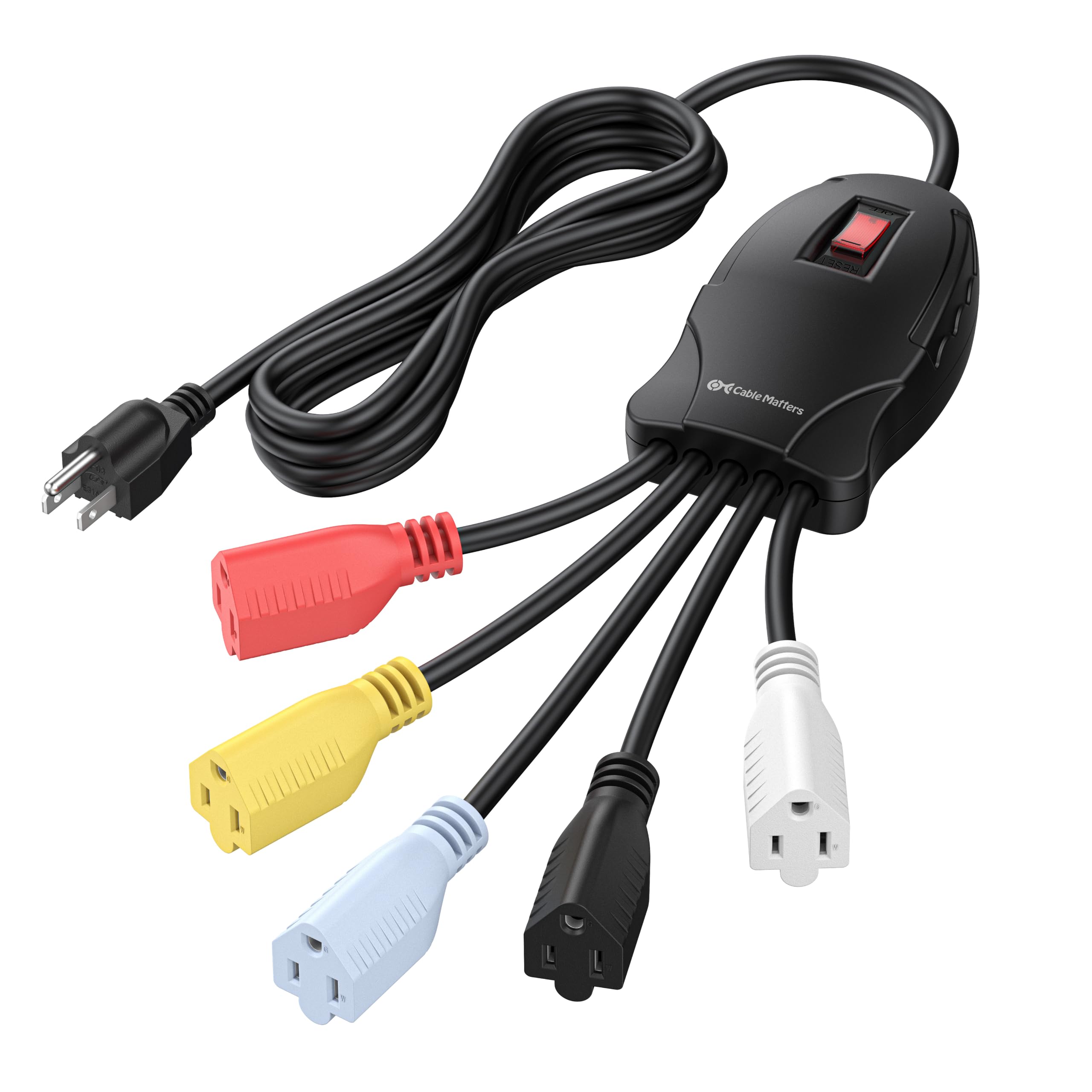 5 Outlet Power Cord Splitter - Power Squid -1 5 Outlet Power Cord Splitter - Power Squid -1