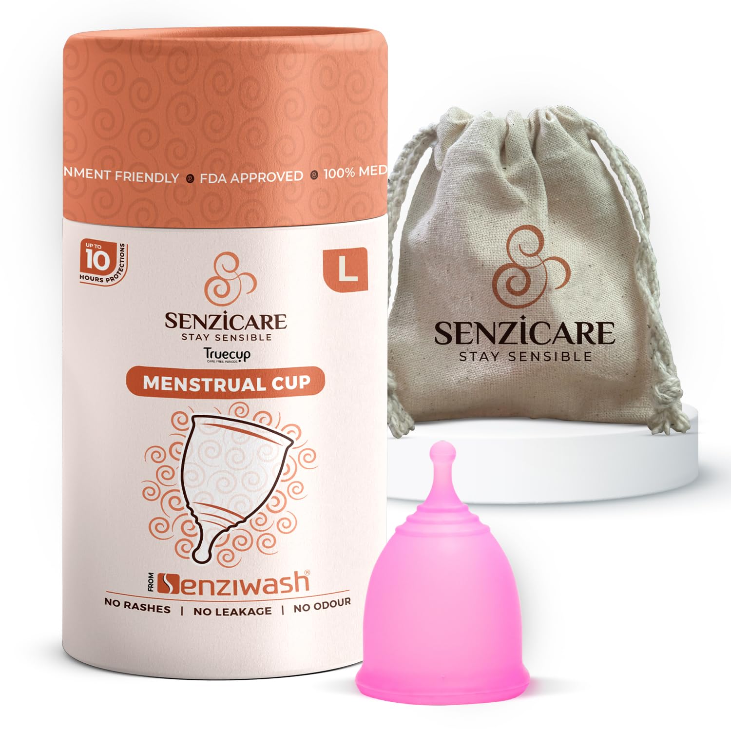See full amazon price history chart for Senziwash Truecup Reusable Menstrual Cup For Women-Large Size-Up To 10 Hours Protection|No Rashes, Leakage Or Odour|Hygienic & Comfortable Period Cup|100% Medical Grade Silicone|Fda Approved,1 Count Senziwash Truecup Reusable Menstrual Cup For Women-Large Size-Up To 10 Hours Protection|No Rashes, Leakage Or Odour|Hygienic & Comfortable Period Cup|100% Medical Grade Silicone|Fda Approved,1 Count (B09J17Z9VB) Amazon Price History, Amazon Price Tracker
