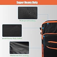 Vista 3 de WOMACO Bolsa de transporte de parrilla de 22 pulgadas para Blackstone con tapa de capucha, bolsa de transporte portátil resistente para viajes