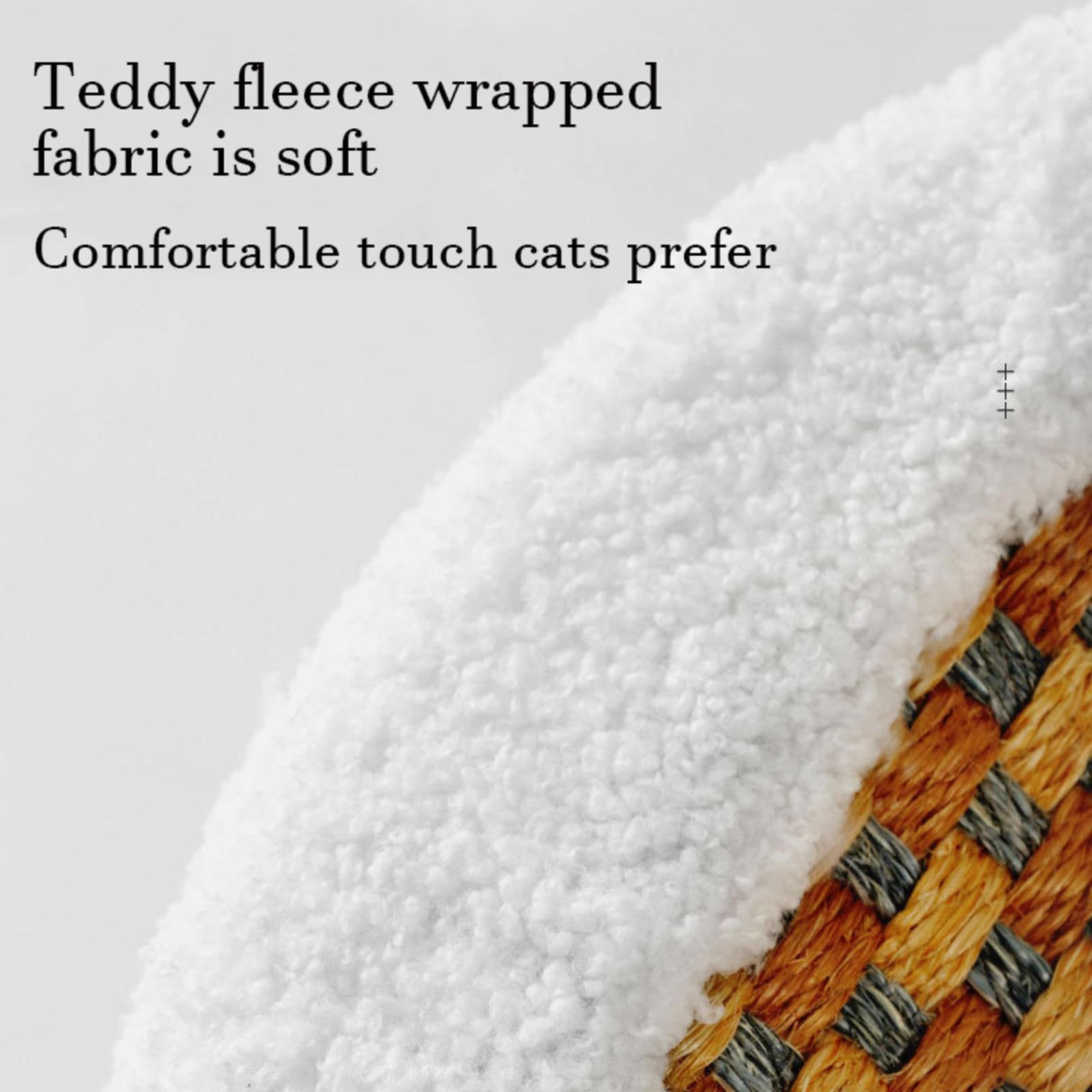 Rascador para Gatos De Sisal Natural, Almohadilla para Rascar Gatos De Interior, Adultos O Gatitos