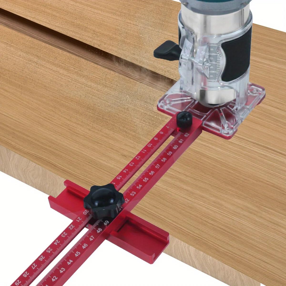 4 w 1 Router Frezowanie Wspornik Groove Sprzęt Szafki Aluminiowy Router Koło Cięcie Jig Frezarka Frezowanie Wspornik Rowka (Metryczny)