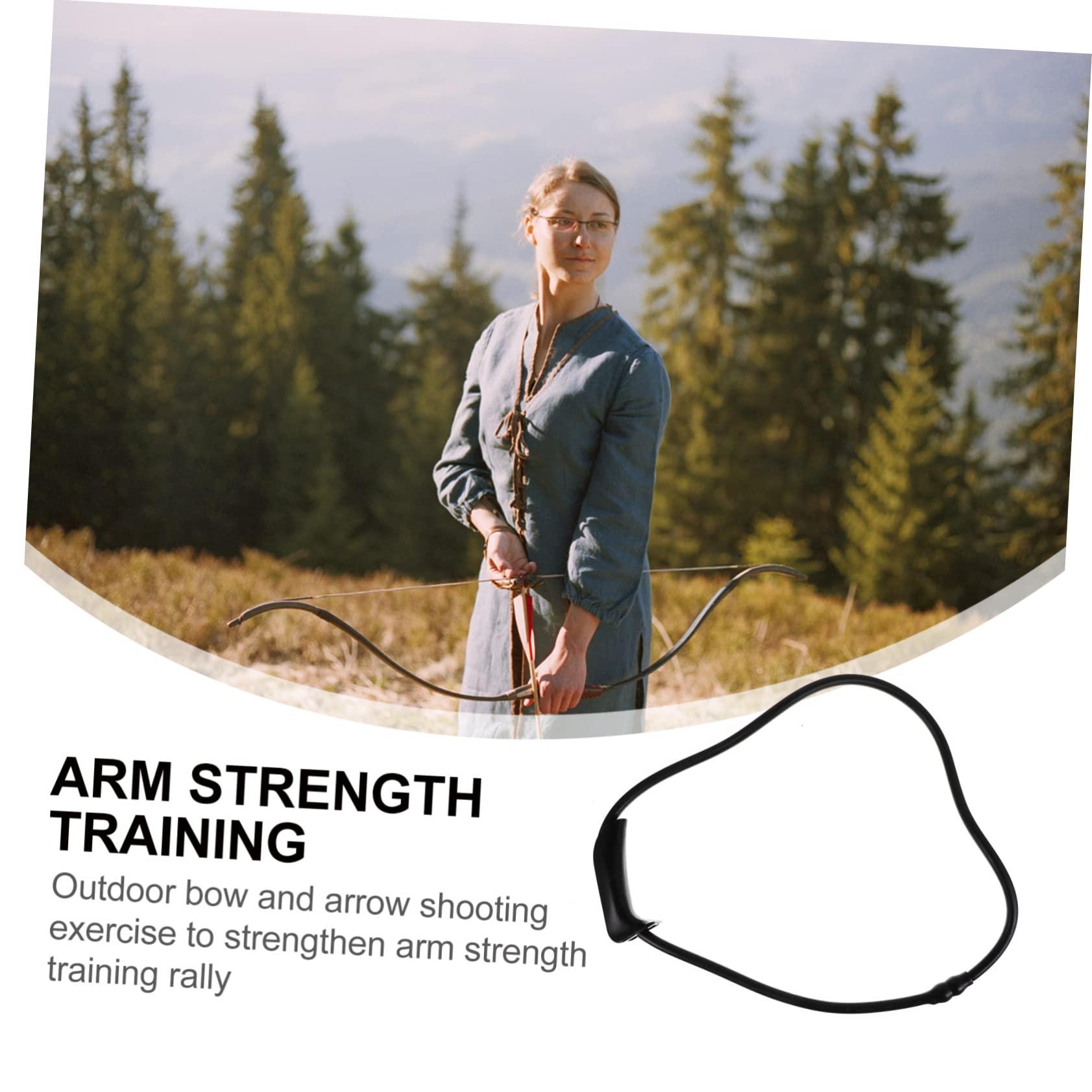 Yardwe 2 Pezzi Estrattore Ginnico Tiro con L'Arco Trainer Fascia di Resistenza per La delle Dita Allenamento per La per Allenamento della per Gomma Composta All'Aperto