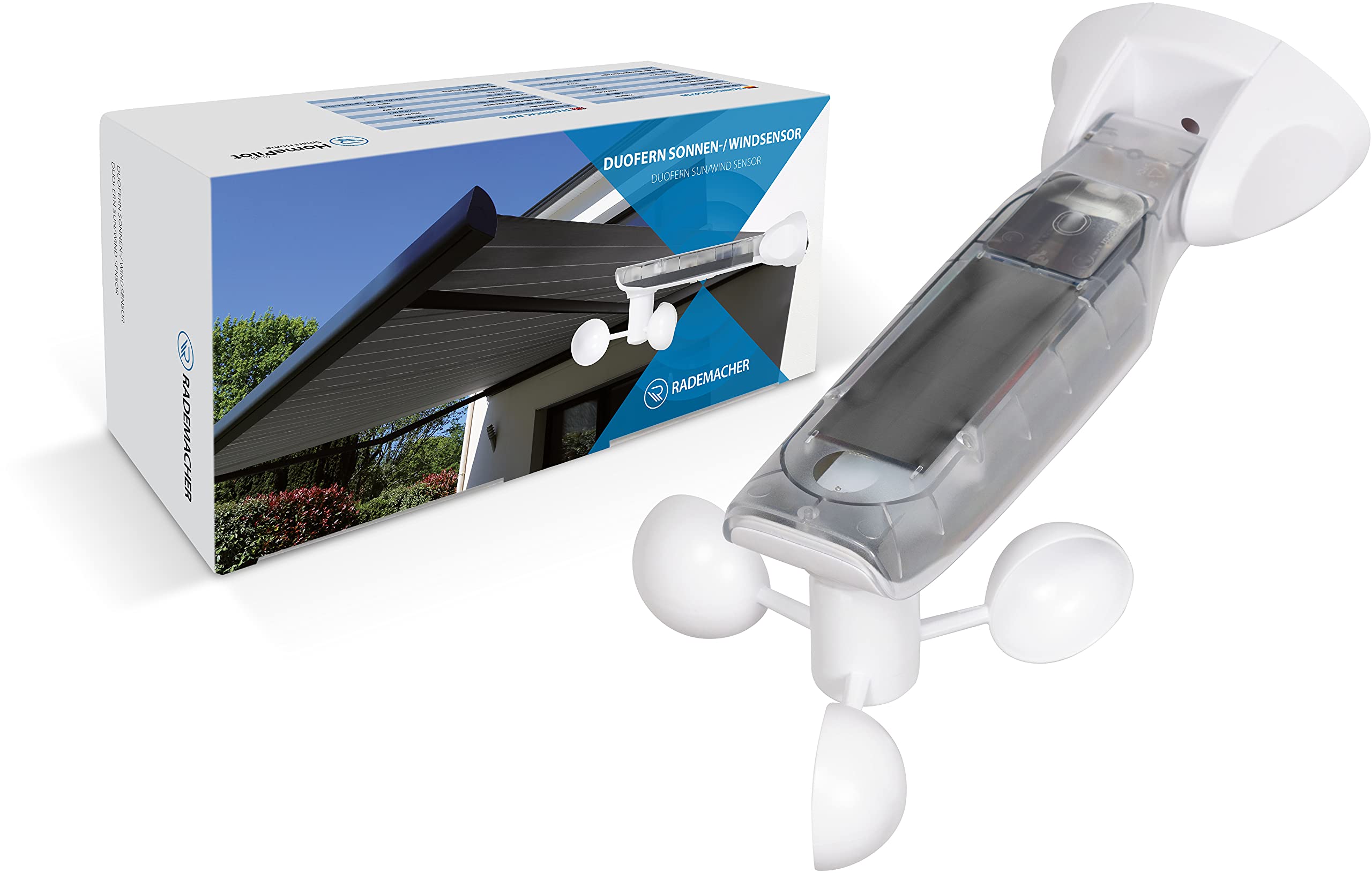 Rademacher DuoFern Sonnen-/Windsensor 9499, Windmesser & Sonnensensor für Markise, Raffstore, Rollladen - ideal für HomePilot Smart Home (HOMEPILOT Nachfolgemodell verfügbar)
