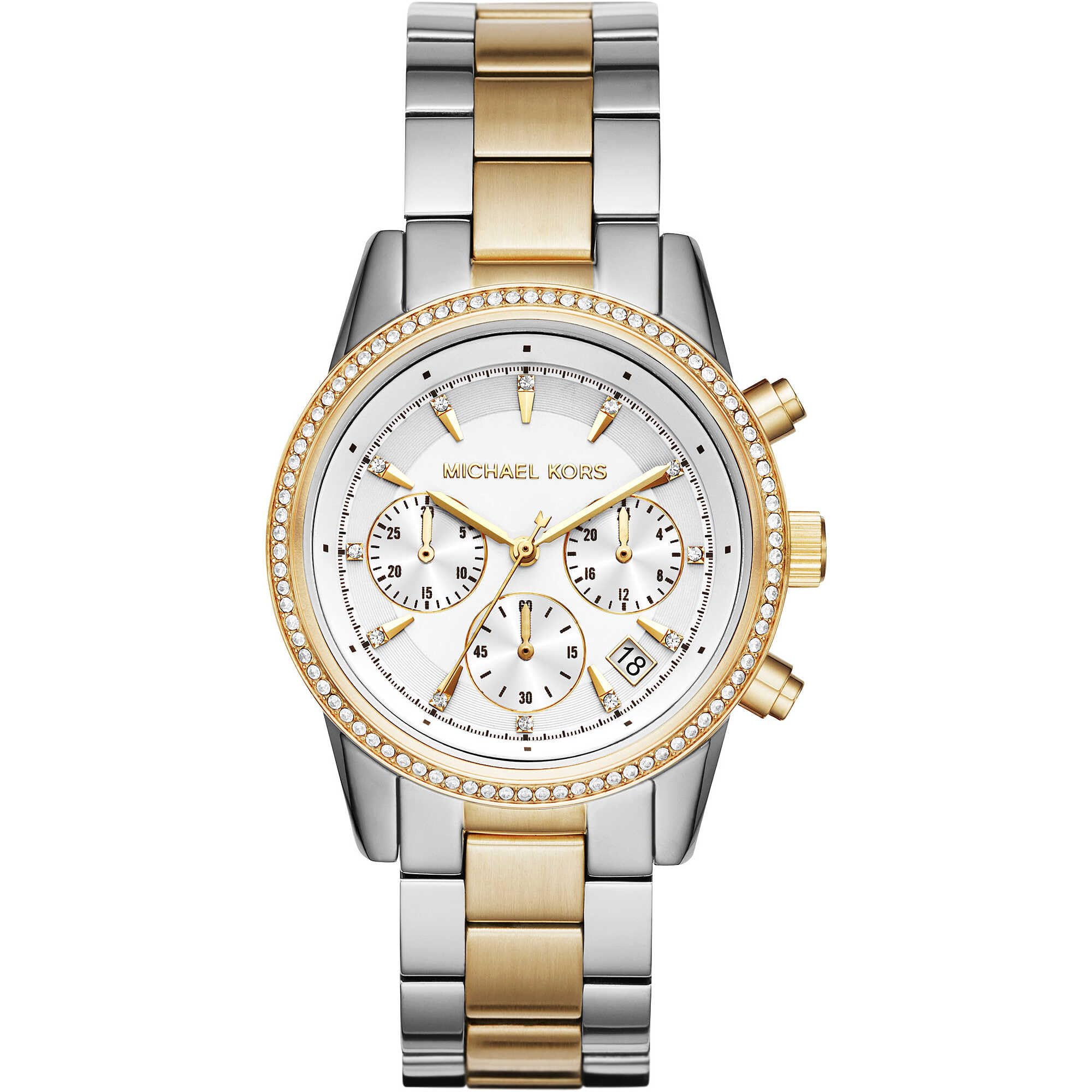 Michael Kors RITZ MK6474 Cronógrafo para mujeres Con Zircones