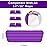 16.5 inch Mop Pads Refills, 3 Pack Microfiber Reusable Replacement Mop Pads Flat Replacements Heads for Wet Or Dry Floor Cleaning and Scrubbing, Purple Cloth