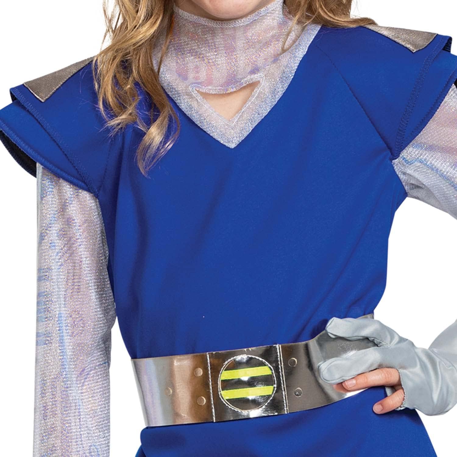 Addison Alien Costume for Kids, Official Disney Zombies 3 Costume Outfit, Child Size Medium (7-8)