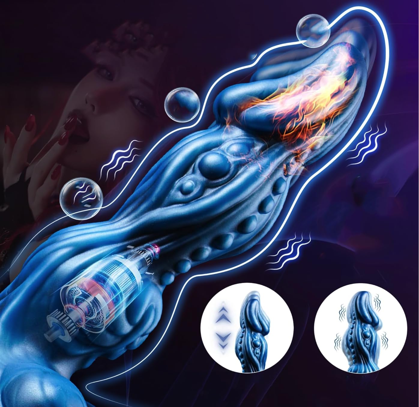 Amazon.com: Fantastical Thrusting Dragon Monster Dildo with Vibrating  Silicone and Suction Cup TI86079 : Health & Household