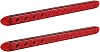 TRUE MODS 2pc 16 Inch 11 Red 12V LED Trailer Light Bar Strip [DOT] [IP65 Waterproof] [Park Brake Turn Signal] Running Marker ID Rear Tail Lightbar for 80 Motorcycle Utility Marine Boat Trailers