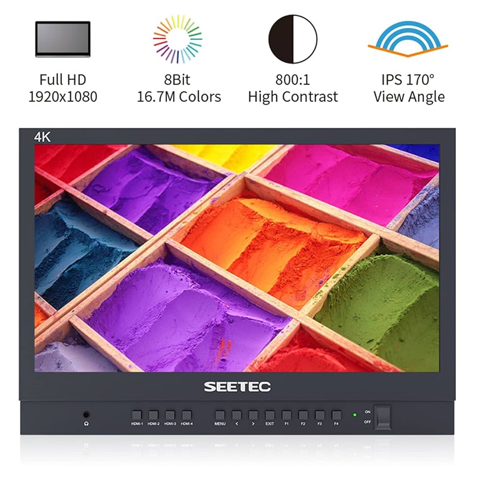 Amazon.co.jp: SEETEC ATEM156-CO 15.6インチ 監視モニター 4*4K