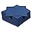 Dark Blue Beverage Napkins, 3-Ply Disposable Paper Napkins-Bar, Cocktail, Weddings, Birthday, EU Made, (20 Count)