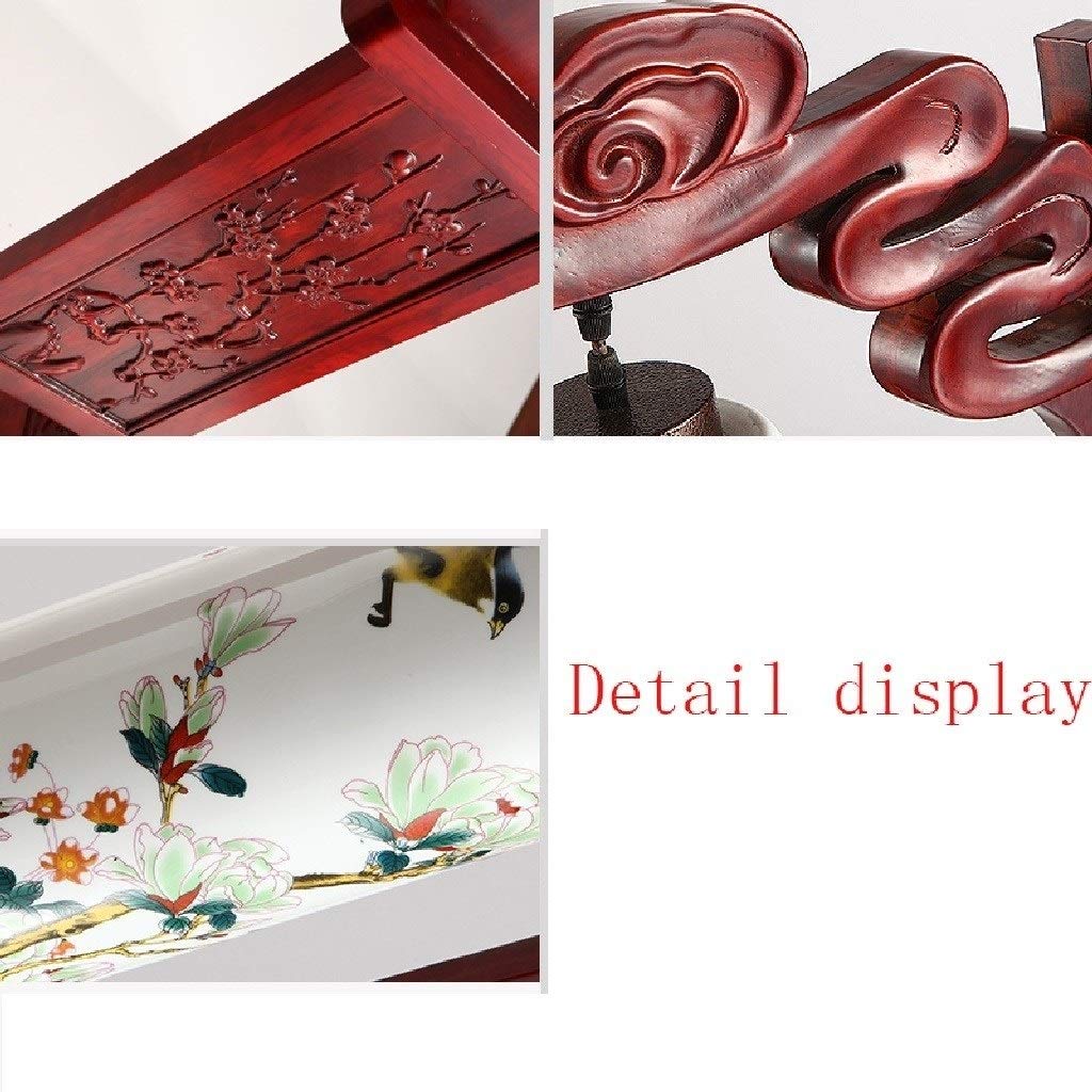 Stehlampe Chinesische Keramik Blume und Vogel Zeichnung Stehlampe Imitation Klassische Massivholz Club Schlafzimmer Studie Schreibtischlampe Vertikale Tischlampe Hohe Stehleuchte