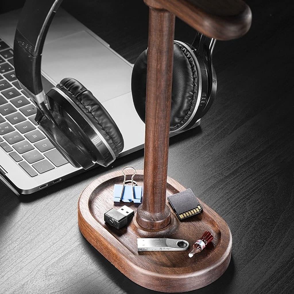 Soporte para Auriculares Auriculares curvados Escritorio Vertical Auricular Soporte Mesa Accesorios Auriculares Multifunción Auriculares Portífagos 10,62 pulgadas de altura Soporte de Cascos Gaming