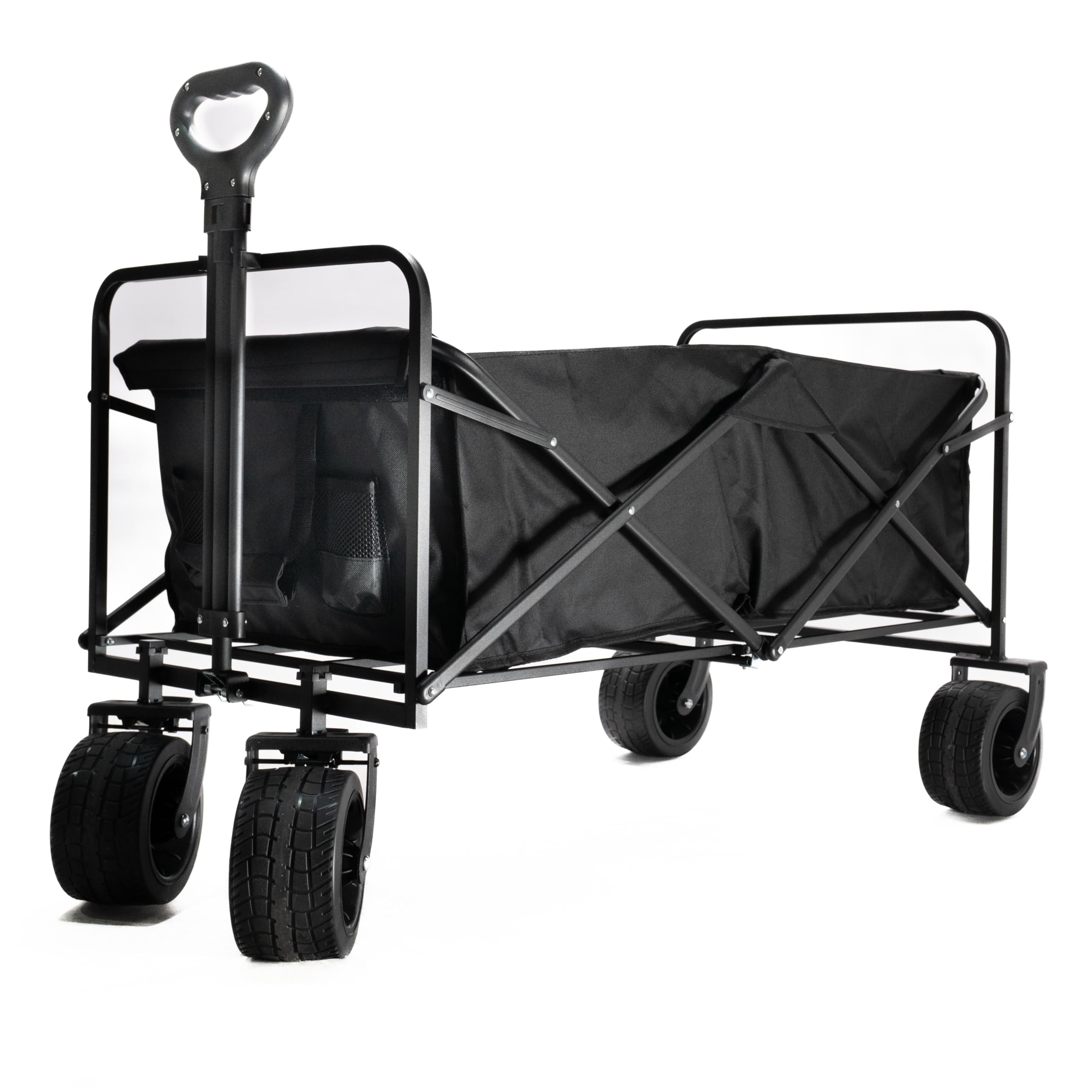 Heavy Duty Festival / Beach Trolley Wagon Cart Folding 150kg 170L Large Wheel