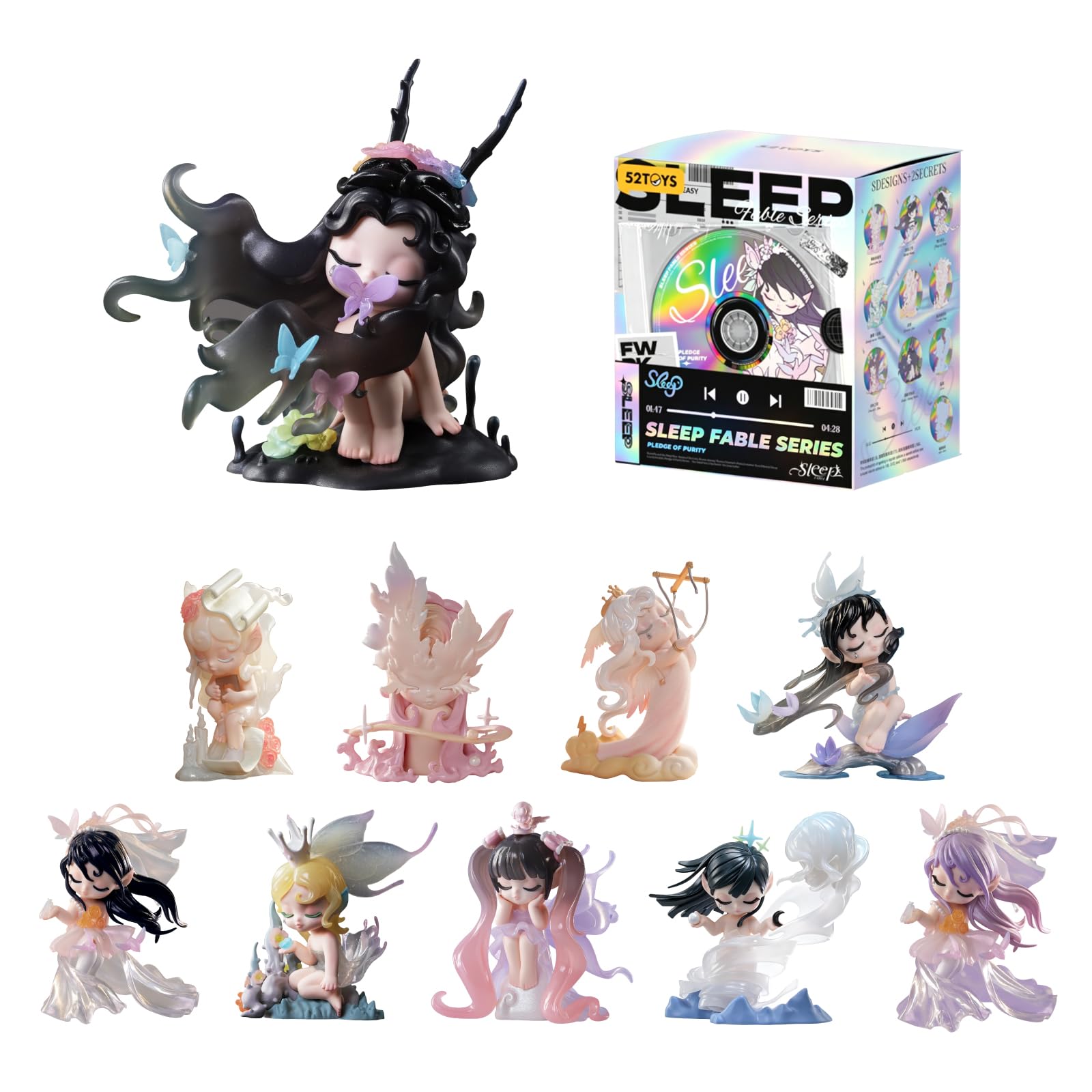 Amazon.com: 52TOYS Sleep Fable Series Blind Box, 1Pc Collectible