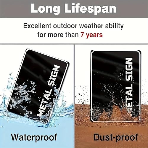 Miniatura 9 de Letrero de metal de hierro con eslogan de cannabis humorístico, placa decorativa para colgar en la pared, multiusos, preperforada, resistente a la