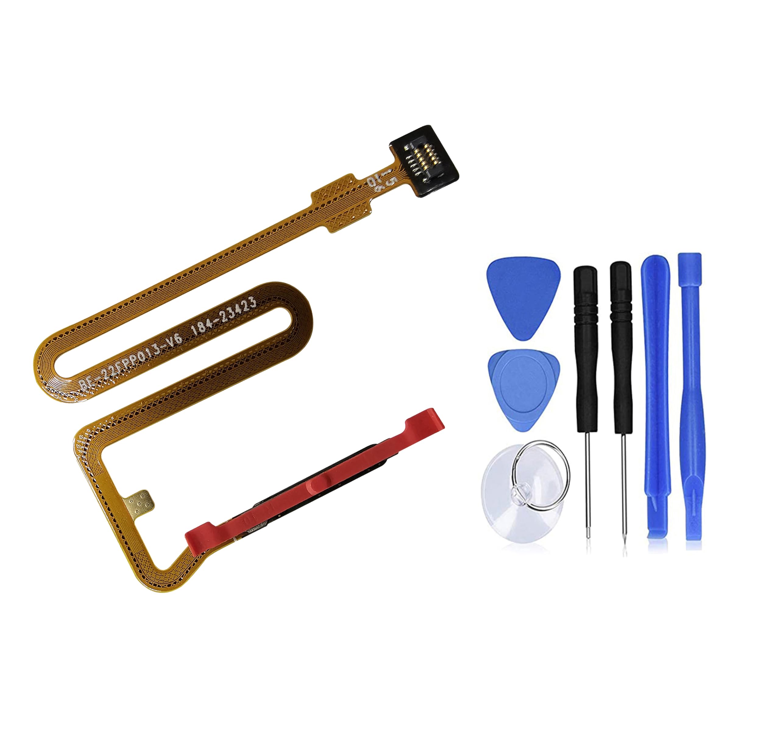 Eaglewireless Power Button & Fingerprint Sensor Flex Cable Replacement for Samsung Galaxy A14 5G SM-A146U-Black