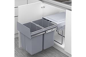 simplehuman Dual Pull-Out Trash Can Under Cabinet