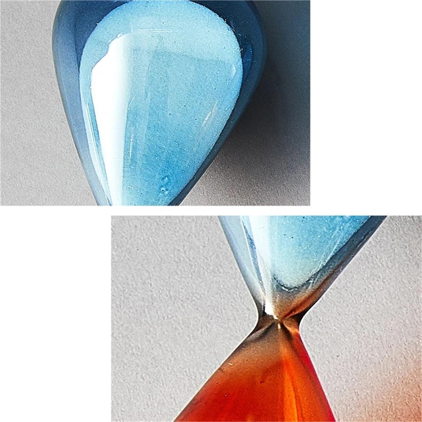 Zegar klepsydrowy, Minutnik z klepsydrą klepsydrową 15/30/60 minut Niebieski Mały Średni Duży(Small Blue)