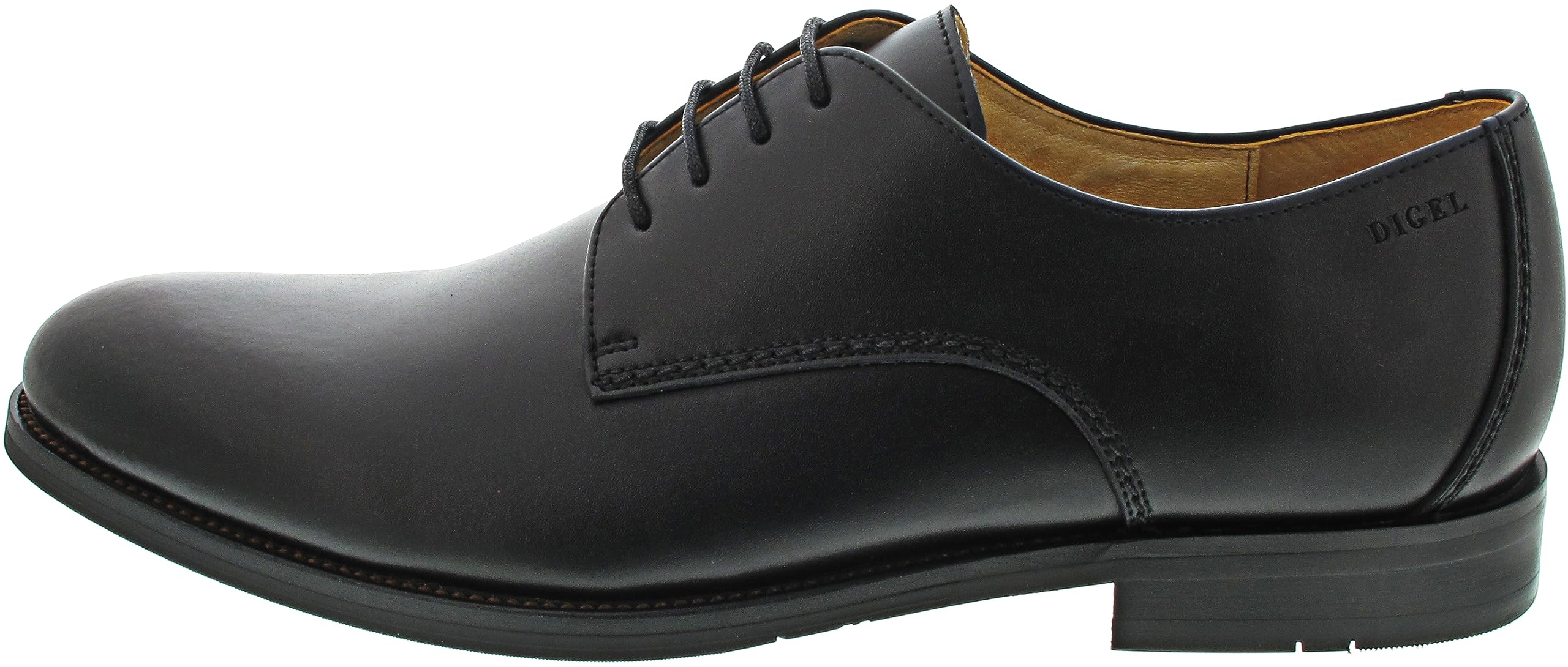 DIGEL Sebastian Herren Business Schuhe | Glattleder Derby mit klassischer Schnürung für die Büroarbeit, Hochzeit, Events | Größe 45 EU