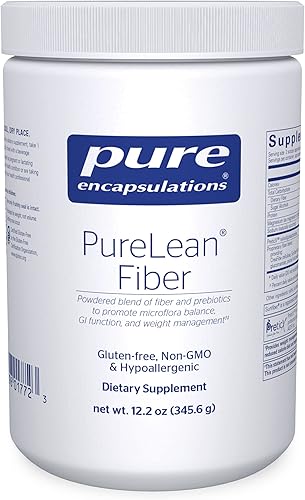 Pure Encapsulations PureLean Fiber Mezcla en polvo de fibras solubles e insolubles para promover el control del peso 122 onzas