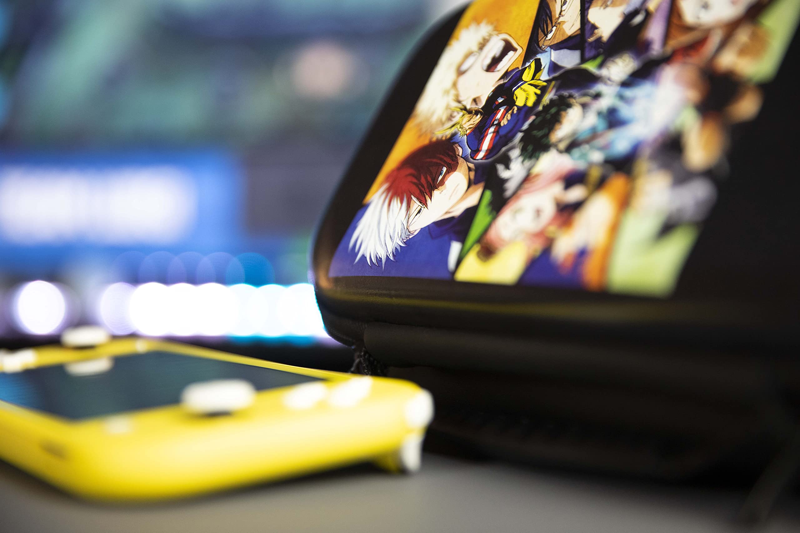 Konix My Hero Academia Funda de protección y Transporte para Nintendo Switch, Switch Lite y Switch OLED - 8 Juegos - Diseño My Hero Academia - Negro — view 6