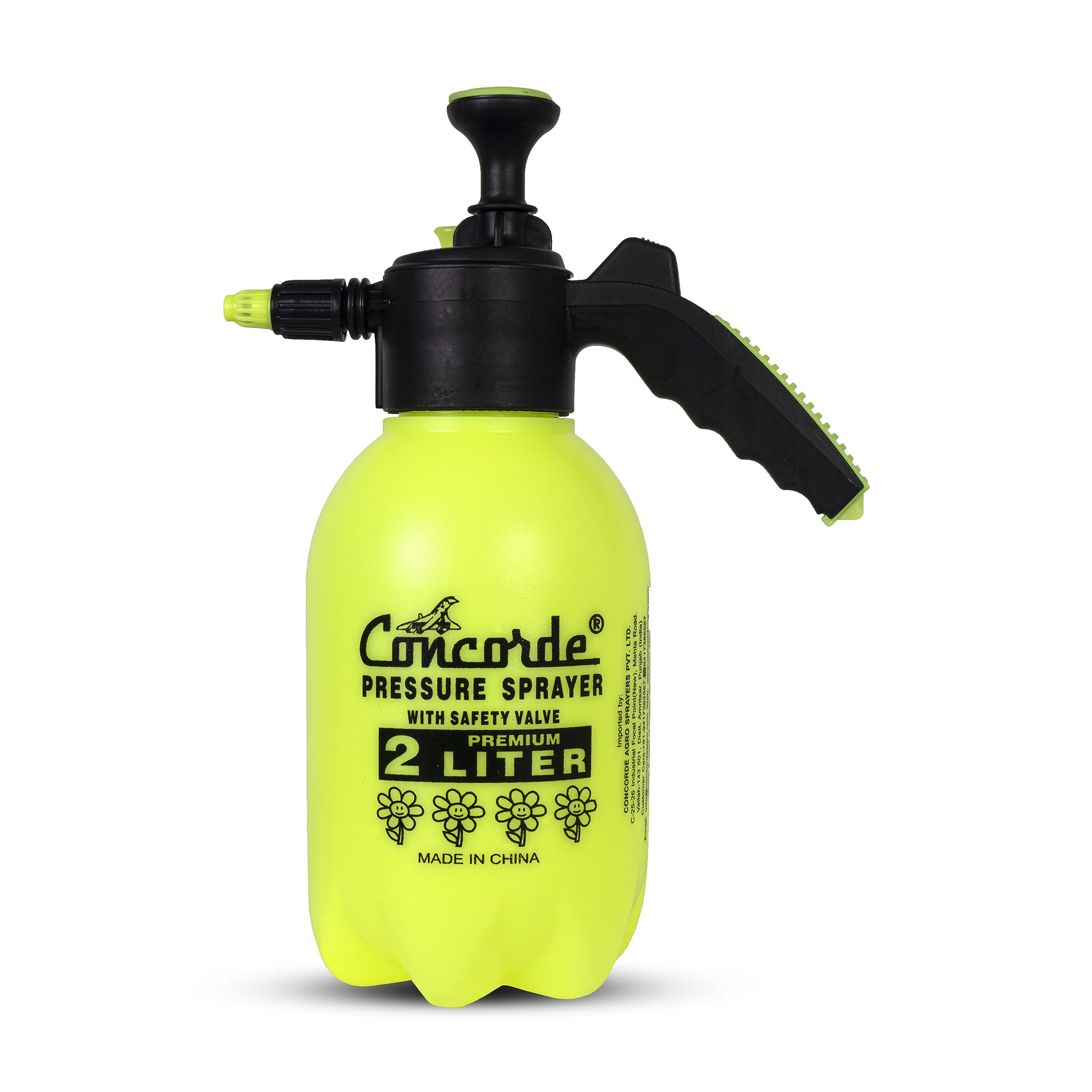 Tools Bae - 2 Litre Pressure Sprayer Pump| Durable 2 Liter Tank || Water Bottle with Nozzle Handheld Mist Spray for Flowers Plant Watering Car Glass Home Pesticide & Cleaning || (Pack of 1) (NEON) (B0CRRG1X6T) Amazon Price History, Amazon Price Tracker